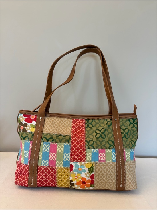 Relic Handbags - Relic Vintage Y2K Faux Leather Colorful Patchwork Boho Festival Shoulder Bag
